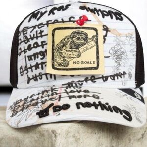GOORIN BROS NEW YEAR, SAME ME NO RESOLUTIONS SLOTH CAP HAT -Friday Drop- NIB